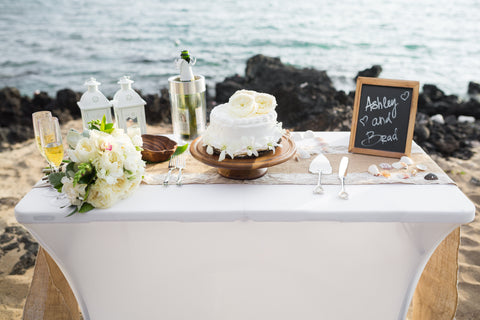 Ceremony Cake | Hawaii Beach Weddings & Elopements | Married with Aloha, LLC