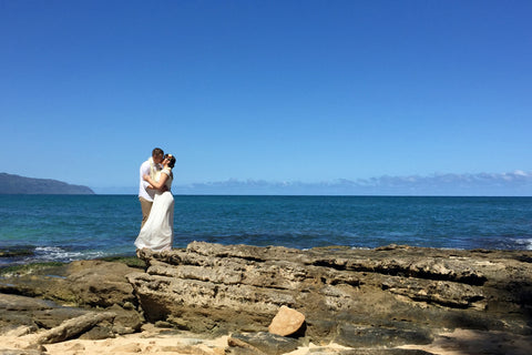 Papa'iloa Beach | Oahu | Hawaii Beach Weddings & Elopements | Married with Aloha, LLC