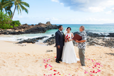 "Just The Two Of Us" Elopement Package | Hawaii Beach Weddings & Elopements | Married with Aloha, LLC