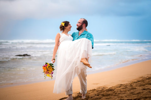 "Just The Two Of Us" Elopement Package | Hawaii Beach Weddings & Elopements | Married with Aloha, LLC