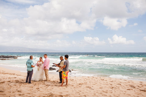 🌺 Oneloa Bay | West Maui | Hawaii Beach Weddings & Elopements | Married with Aloha, LLC