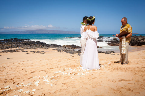 "A Fairy Tale Wedding" Wedding Package | Hawaii Beach Weddings & Elopements | Married with Aloha, LLC