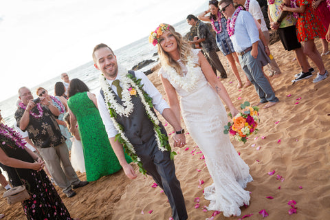 "Love & Laughter" Wedding Package | Hawaii Beach Weddings & Elopements | Married with Aloha, LLC