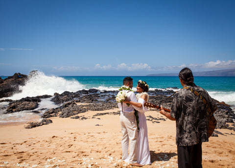 "A Fairy Tale Wedding" Wedding Package | Hawaii Beach Weddings & Elopements | Married with Aloha, LLC
