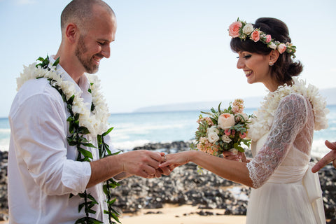 "A Fairy Tale Wedding" Wedding Package | Hawaii Beach Weddings & Elopements | Married with Aloha, LLC