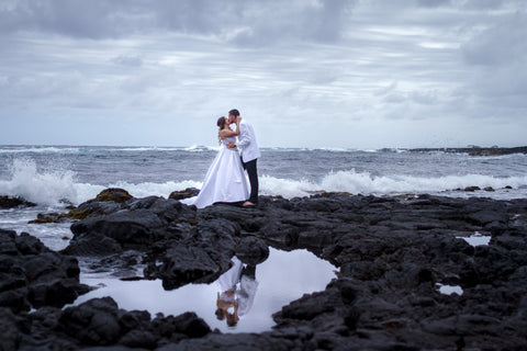 Punalu'u Beach | Black Sands | Hawaii Beach Weddings & Elopements | Married with Aloha, LLC