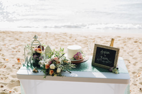 Ceremony Cake | Hawaii Beach Weddings & Elopements | Married with Aloha, LLC