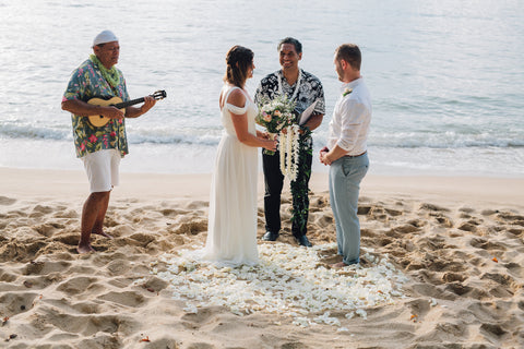 "A Fairy Tale Wedding" Wedding Package | Hawaii Beach Weddings & Elopements | Married with Aloha, LLC