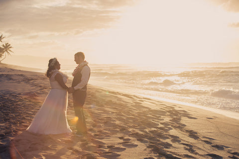 Sunset Beach | Oahu | Hawaii Beach Weddings & Elopements | Married with Aloha, LLC