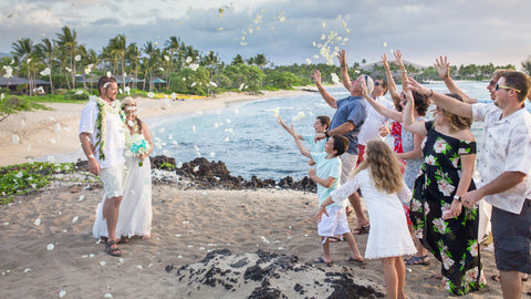 "Love & Laughter" Wedding Package | Hawaii Beach Weddings & Elopements | Married with Aloha, LLC