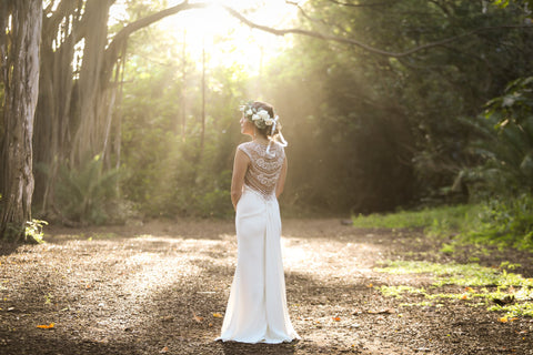 Brides Hawaiian Haku Head Lei (Popular) | Hawaii Beach Weddings & Elopements | Married with Aloha, LLC