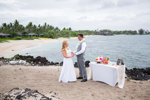 🌺 Kukio Beach | North Kona | Hawaii Beach Weddings & Elopements | Married with Aloha, LLC