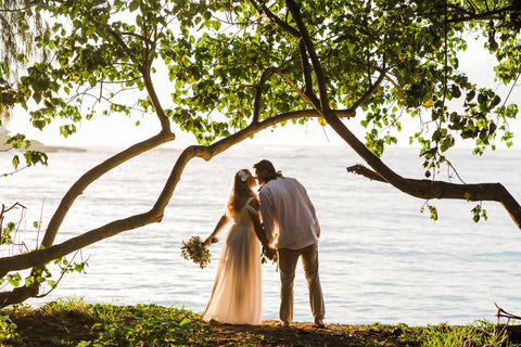 "Love & Laughter" Wedding Package | Hawaii Beach Weddings & Elopements | Married with Aloha, LLC