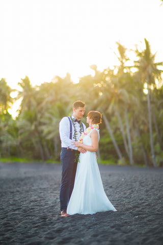 Punalu'u Beach | Black Sands | Hawaii Beach Weddings & Elopements | Married with Aloha, LLC