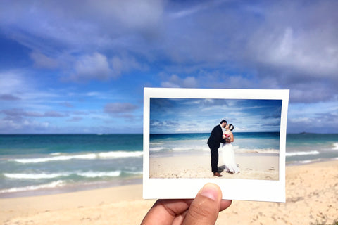 A Polaroid Moment | Hawaii Beach Weddings & Elopements | Married with Aloha, LLC