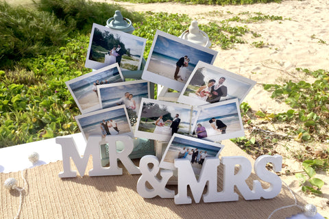 A Polaroid Moment | Hawaii Beach Weddings & Elopements | Married with Aloha, LLC