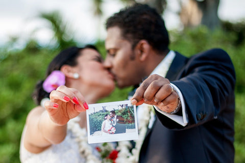 A Polaroid Moment | Hawaii Beach Weddings & Elopements | Married with Aloha, LLC