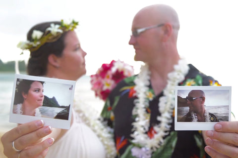 A Polaroid Moment | Hawaii Beach Weddings & Elopements | Married with Aloha, LLC