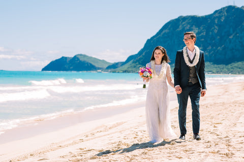 "Just The Two Of Us" Elopement Package | Hawaii Beach Weddings & Elopements | Married with Aloha, LLC