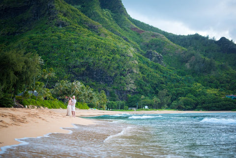 Tunnels Beach | North Kauai | Hawaii Beach Weddings & Elopements | Married with Aloha, LLC
