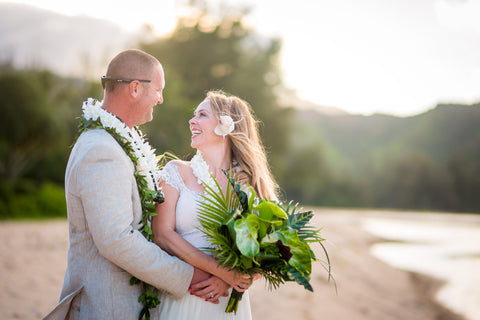 🌺 Hanalei Bay | North Kauai | Hawaii Beach Weddings & Elopements | Married with Aloha, LLC