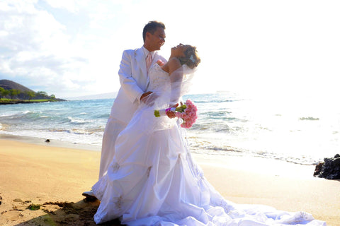 "A Fairy Tale Wedding" Wedding Package | Hawaii Beach Weddings & Elopements | Married with Aloha, LLC